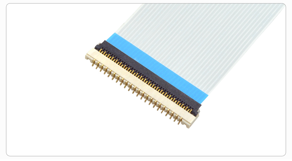 FFC/忘忧草视频大全 0.3mm 间距 1.0H 翻盖下接 镀金 9P~61P