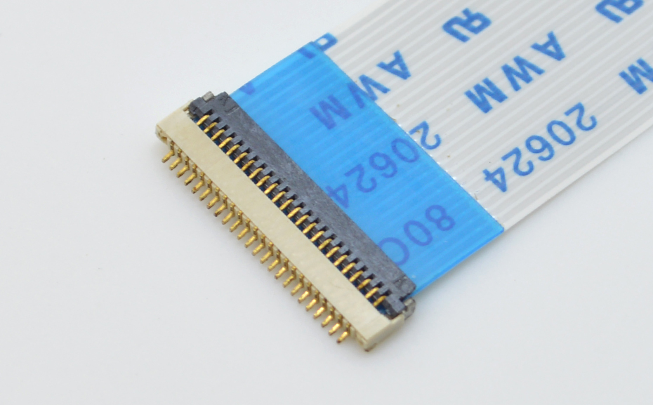 超薄忘忧草视频大全 间距0.5mm-24PIN翻盖 塑高H1.0mm FPC插座超薄,忘忧草网站在线免费观看