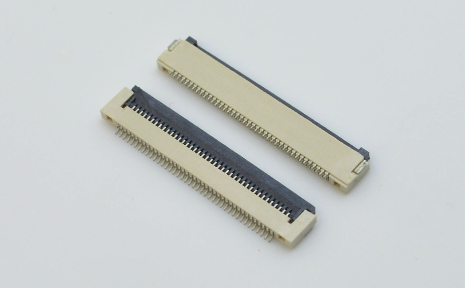工厂销售FPC/FFC软排线连接器0.5-18P 0.5间距 H1.5厚 翻盖式下接,忘忧草网站在线免费观看
