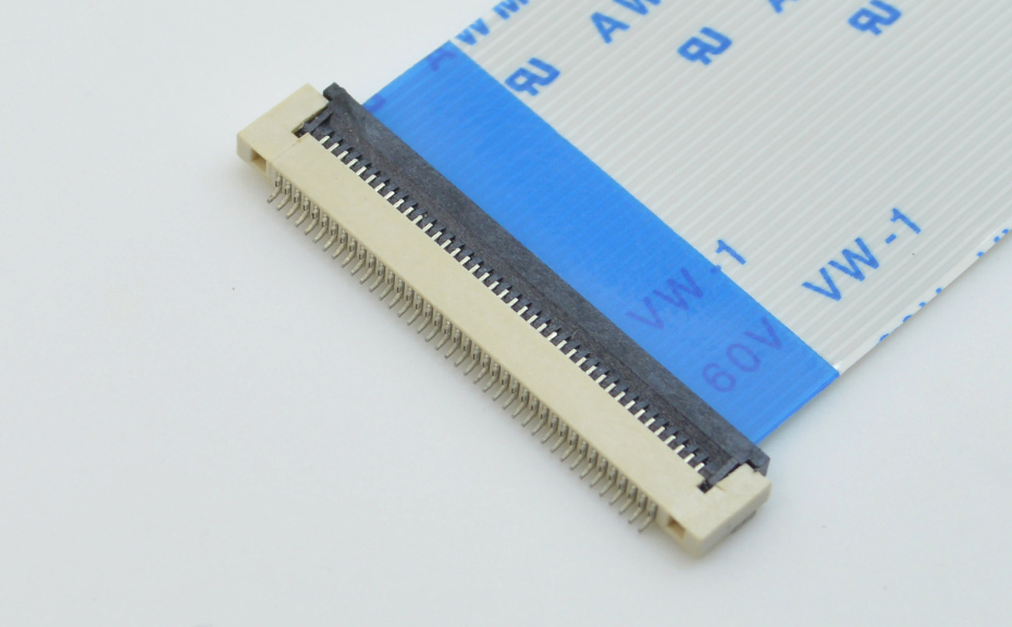 工厂销售FPC/FFC软排线连接器0.5-18P 0.5间距 H1.5厚 翻盖式下接,忘忧草网站在线免费观看