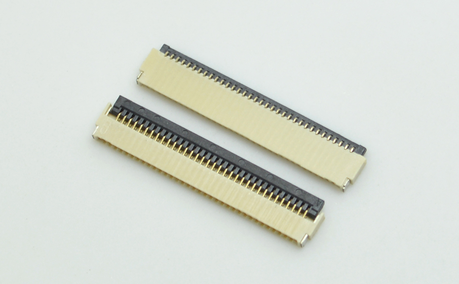 FPC后翻盖0.5mm 40pFFC软排线插件间距0.5mm40p前插后翻连接器,忘忧草网站在线免费观看