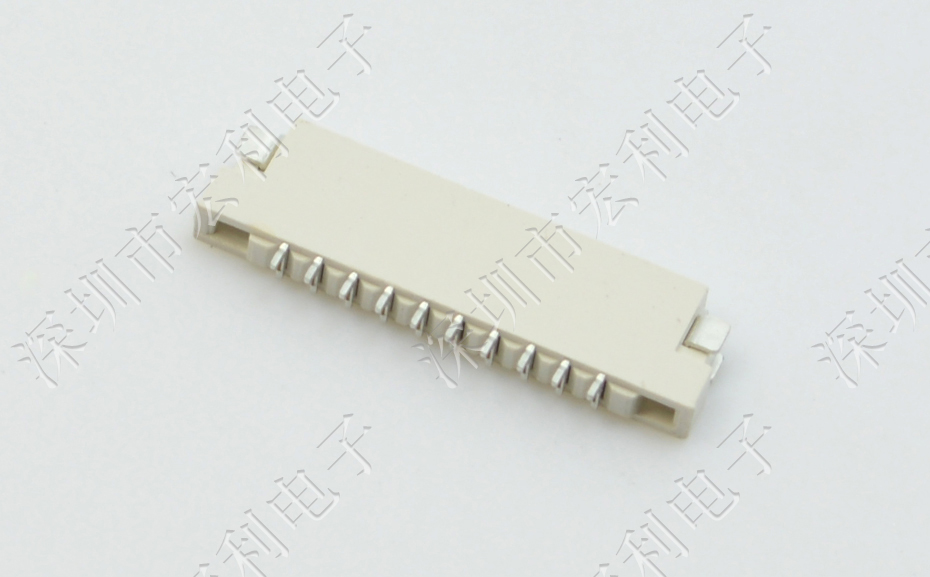 广东fpc连接器1.0mm间距 1.5H双面接触忘忧草WWW在线插座4P/6P/7P/8P/10P/12P/18P/24P/26P-宏