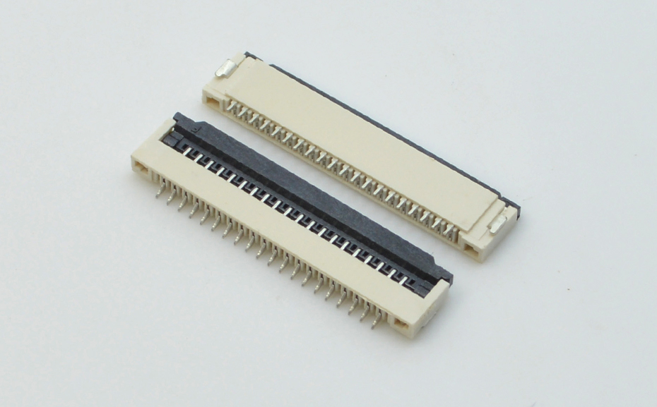 厂家忘忧草视频大全FFC扁平软排线插座1.0mm 16p-30P翻盖式下接SMT座子,忘忧草网站在线免费观看