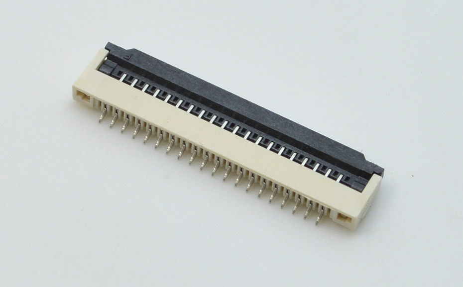 厂家忘忧草视频大全FFC扁平软排线插座1.0mm 16p-30P翻盖式下接SMT座子,忘忧草网站在线免费观看