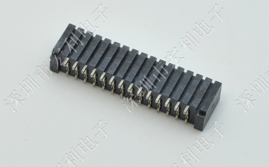 ffc fpc连接器1.25mm卧式扁平插座4P-20P工控仪器 上下接触软排线连接器