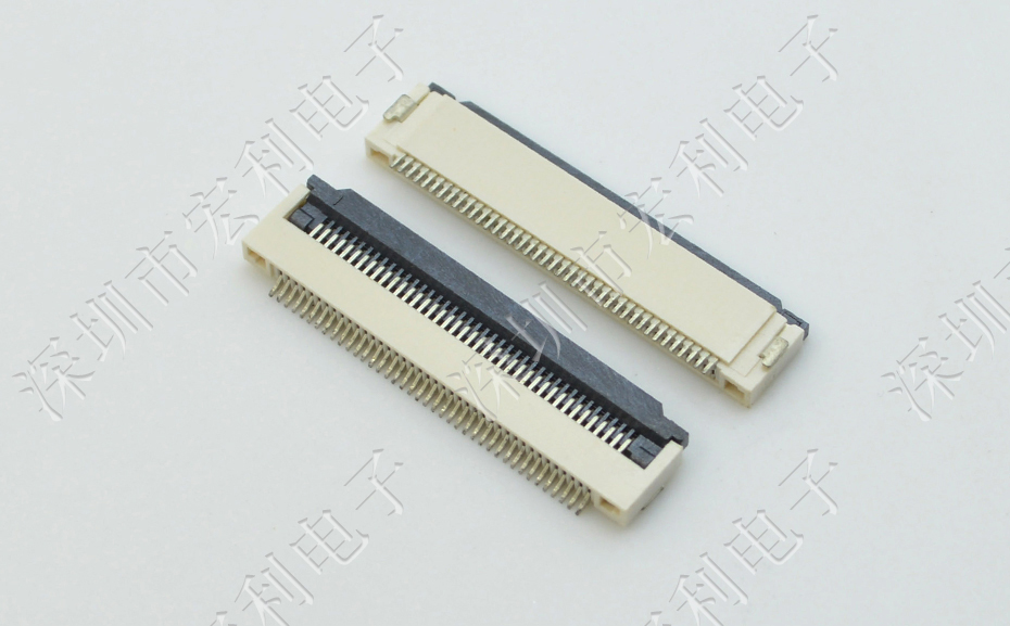 忘忧草网站在线免费观看丨FFC/FPC软排线连接器 FPC插座 间距0.5mm-64p H2.0翻盖下接