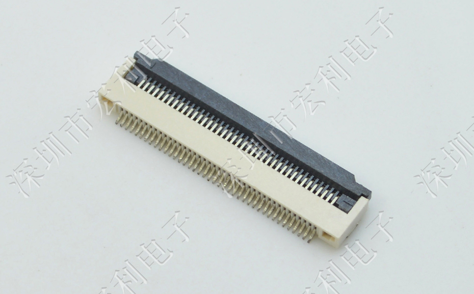 忘忧草网站在线免费观看丨FFC/FPC软排线连接器 FPC插座 间距0.5mm-64p H2.0翻盖下接