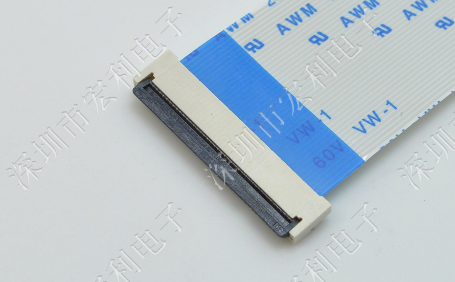 忘忧草网站在线免费观看FPC插座翻盖式FFC间距0.5mm 60p针脚位H2.0mm 前插后翻连接器