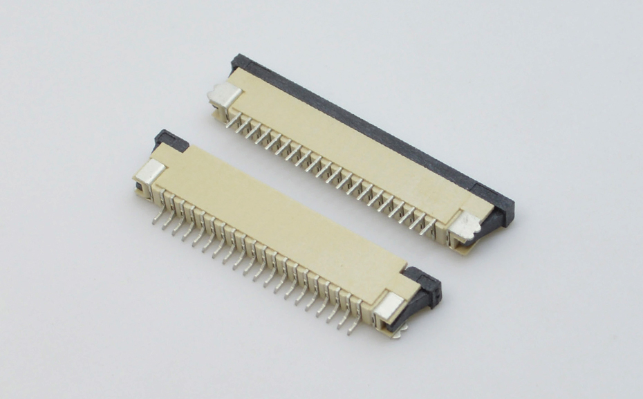 FFC软排线接插件 忘忧草视频大全 间距1.0MM-16p 上接拉锁