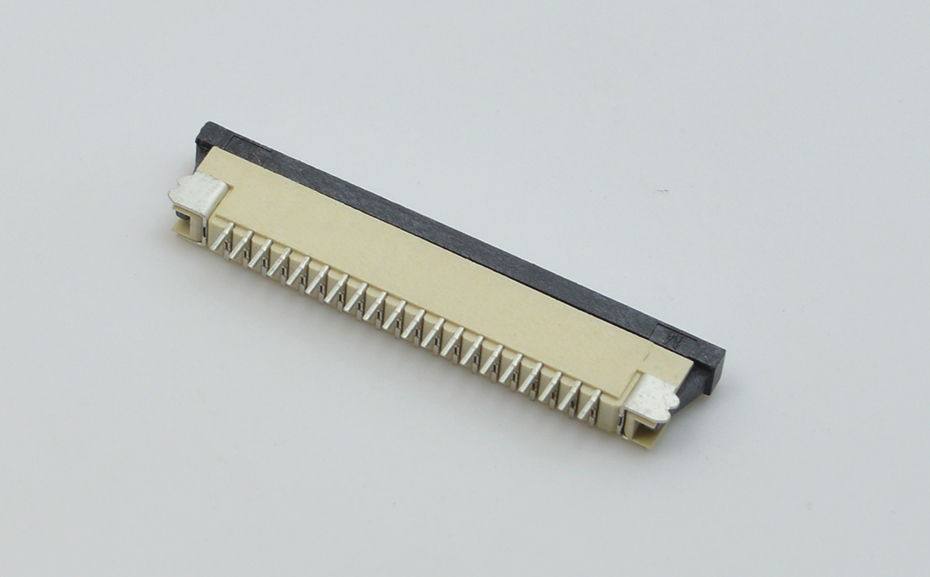 FFC软排线接插件 忘忧草视频大全 间距1.0MM-16p 上接拉锁
