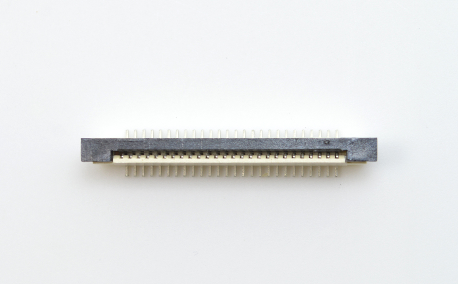 接插件FFC/忘忧草视频大全 1.0MM 32P 一字脚 立贴带锁 扁平电缆连接器