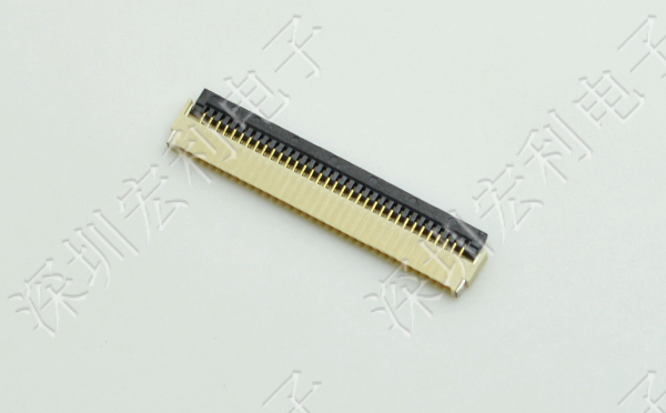 忘忧草视频大全 软排线扁平电缆插座 间距0.5mm 34P H1.0后锁式卧贴片