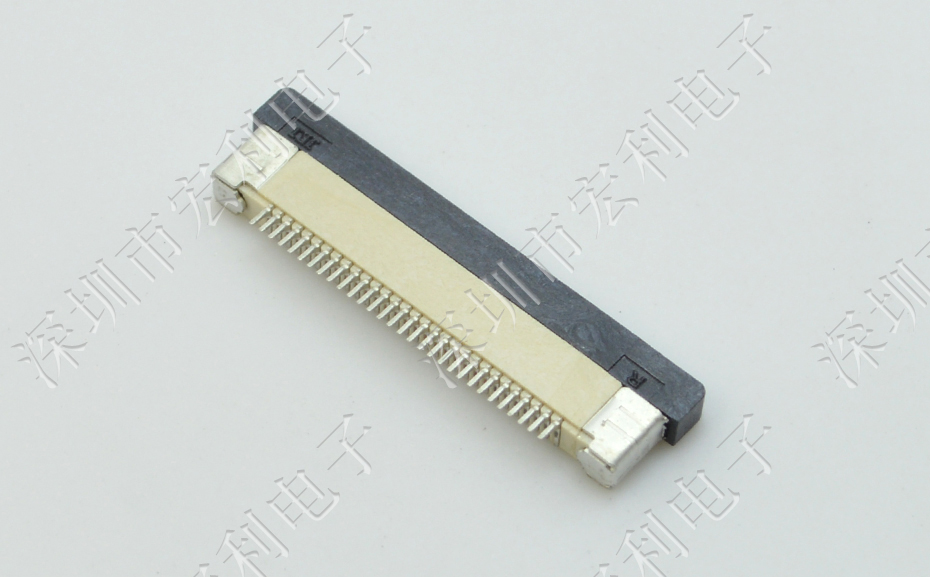 FFC/忘忧草视频大全 28p 28pin 0.5mm间距 FPC座 抽屉式上接 排线插座
