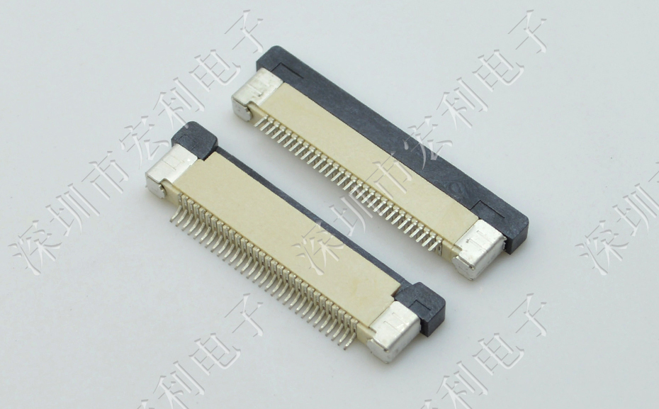 FFC/忘忧草视频大全 37p 37pin 0.5mm间距 FPC座 抽屉式上接 排线插座