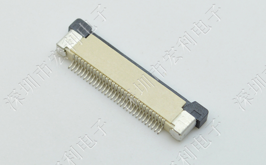 FFC/忘忧草视频大全 37p 37pin 0.5mm间距 FPC座 抽屉式上接 排线插座