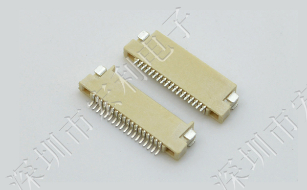 FFC/忘忧草视频大全 间距0.5mm H1.5 13P双面接触贴片接插件 SMT排插座