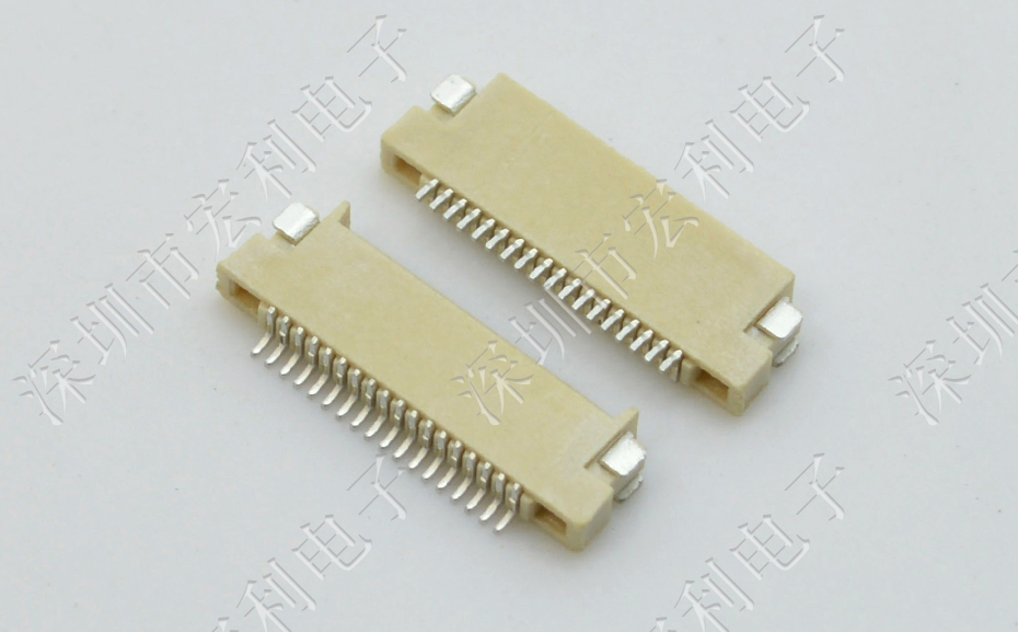 FFC/忘忧草视频大全 间距0.5mm H1.5 13P双面接触贴片接插件 SMT排插座