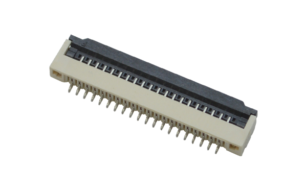 FPC插座 FFC软排线接插件 间距0.5mm-34P H1.0厚后翻盖式连接器,忘忧草网站在线免费观看