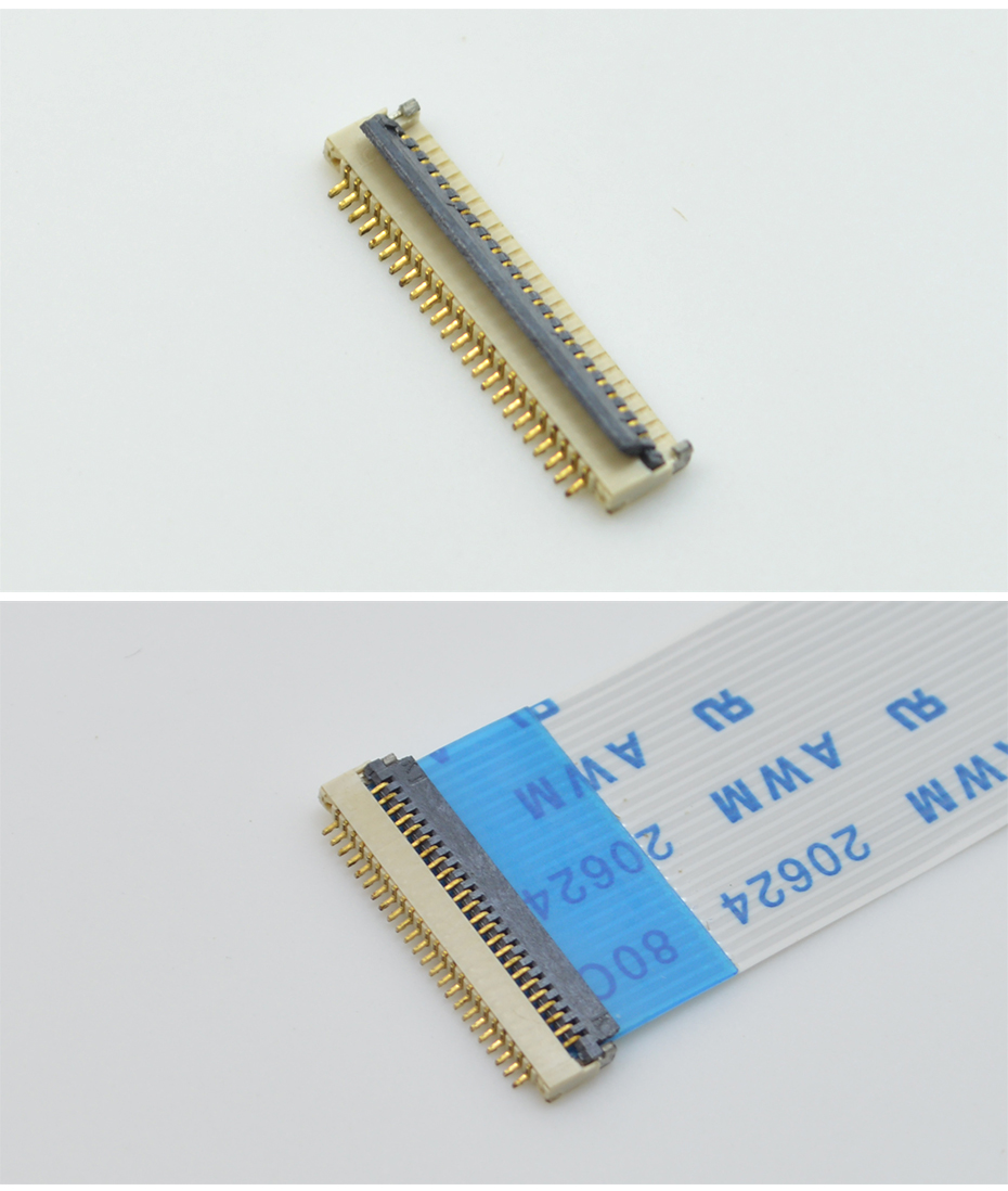 超薄忘忧草视频大全 间距0.5mm-24PIN翻盖 塑高H1.0mm FPC插座超薄,忘忧草网站在线免费观看